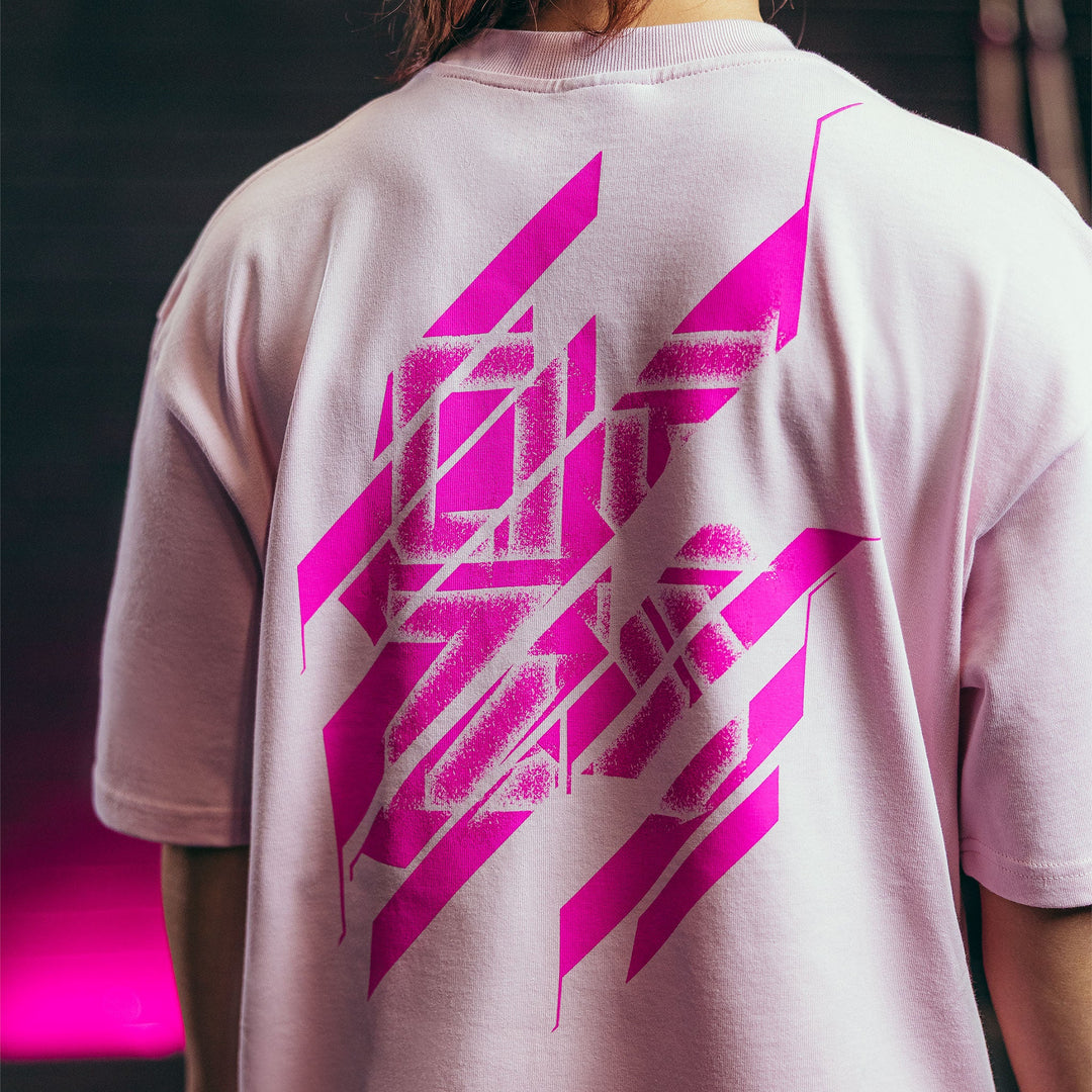 Camiseta Oversize Nova (Rosa Pastel) - Unisex